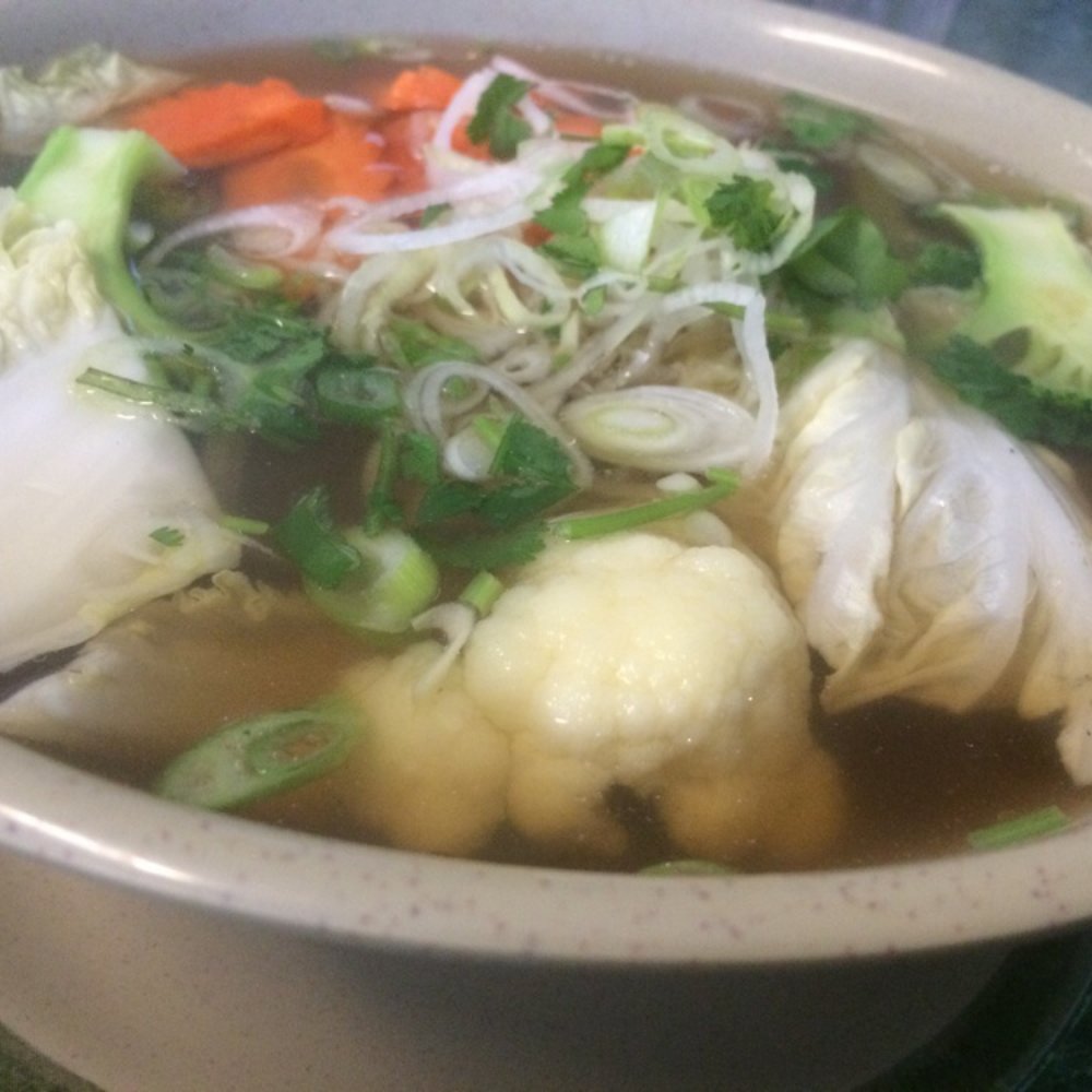 Veggie pho! Veggie pho!