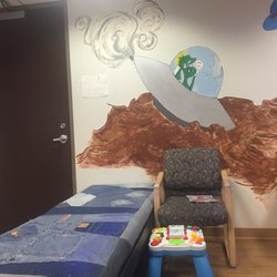Charles D Goodman, MD - The entrance they have a lot of cartoons on the wall