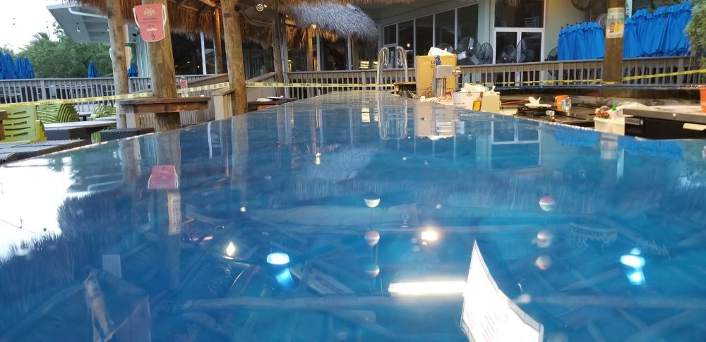 Aqua Blue Epoxy Metallic Countertops Call Us For Your Epoxy