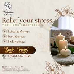 Colombian Massage - We offer the perfect escape to help you unwind and feel your best. 
#ColombianMassageTx