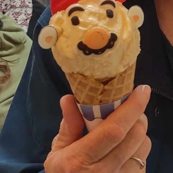 Mamako Cafe - Super Mario ice cream cone - Desserts Near Me - Corpus Christi, Texas