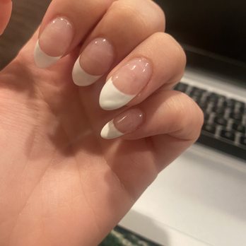 LUSH Nail Spa - Uneven acrylic. - Nail Salons Near Me - Springboro, Ohio LUSH Nail Spa - Uneven acrylic. - Nail Salons Near Me - Springboro, Ohio