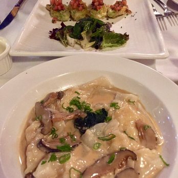 Shiro - Shrimp ravioli with shiitake mushroom sauce and squash blossom tempura - Asian Fusion Near Me - South Pasadena, California Shiro - Shrimp ravioli with shiitake mushroom sauce and squash blossom tempura - Asian Fusion Near Me - South Pasadena, California