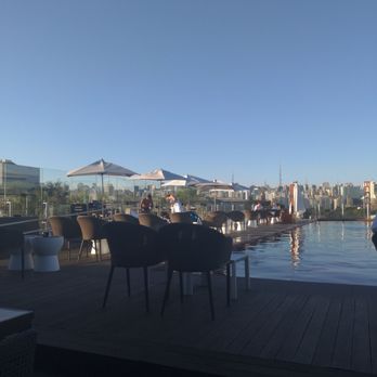 Skye Bar & Restaurante - View by the pool - Brazilian Near Me - São Paulo, SP