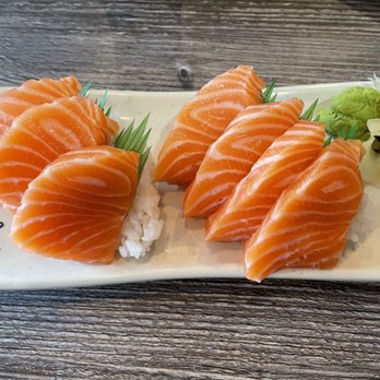 Sushi Aroma - salmon sashimi - Sushi Bars Near Me - Edmonton, Alberta