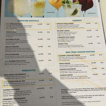 California Pizza Kitchen - Drink menu - Pizza Near Me - Rancho Cucamonga, California California Pizza Kitchen - Drink menu - Pizza Near Me - Rancho Cucamonga, California