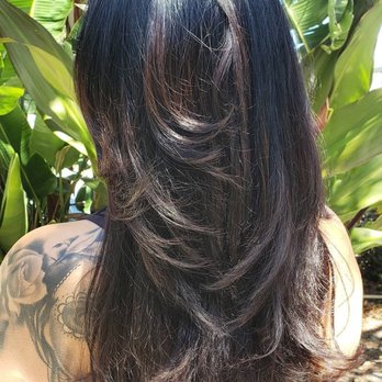 Celi Montano - Glam Luxe Studio - Love my layers! Hair by Celi Montano at Lush Beauty Bar. - Hair Stylists Near Me - Stuart, Florida