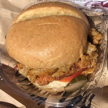Red Barn Chicken - NASHVILLE POUNDER CHICKEN SANDWICH - Fast Food Near Me - Farmington, Utah Red Barn Chicken - NASHVILLE POUNDER CHICKEN SANDWICH - Fast Food Near Me - Farmington, Utah
