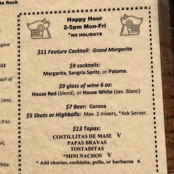 Zapoteca - Menu - Mexican Near Me - White Rock, British Columbia Zapoteca - Menu - Mexican Near Me - White Rock, British Columbia