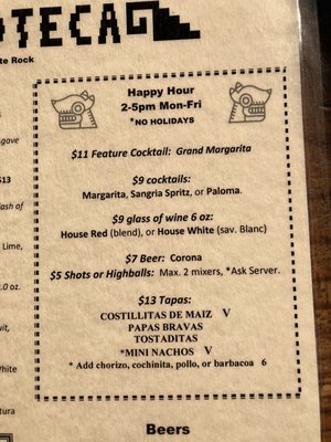 Menu photo 3 Zapoteca White Rock, BC Menu photo 3 Zapoteca White Rock, BC