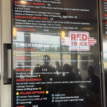 Red Truck - Menu - Indian Near Me - Truckee, California Red Truck - Menu - Indian Near Me - Truckee, California