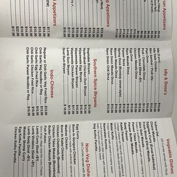 Southern Spice - Current menu - Indian Near Me - Lawndale, California Southern Spice - Current menu - Indian Near Me - Lawndale, California