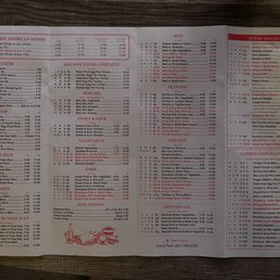 Menu as of 6/16/2023 Menu as of 6/16/2023