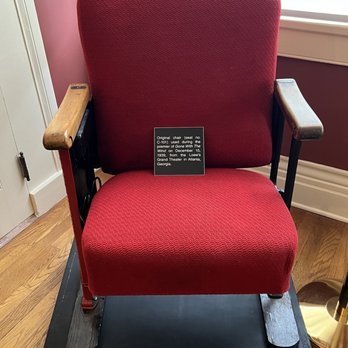 Gone With the Wind Museum - Original chair from movie premiere screening at Loewe's theater - Museums Near Me - Marietta, Georgia Gone With the Wind Museum - Original chair from movie premiere screening at Loewe's theater - Museums Near Me - Marietta, Georgia
