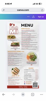 Menu photo 1 D's Banh Mi Minneapolis, MN Menu photo 1 D's Banh Mi Minneapolis, MN