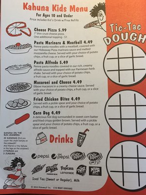 Menu photo 2 Hideaway Pizza Broken Arrow, OK