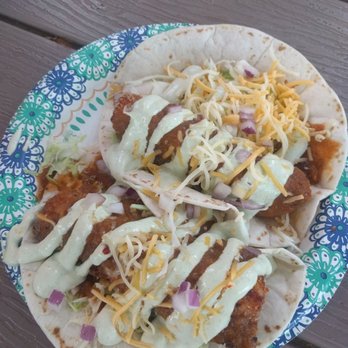Sleeping Giant Grill - Mochi fish tacos - Seafood Near Me - Kapaa, Hawaii