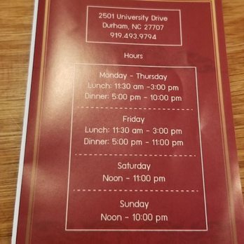 Thai Café - Hours of operation - Thai Near Me - Durham, North Carolina Thai Café - Hours of operation - Thai Near Me - Durham, North Carolina