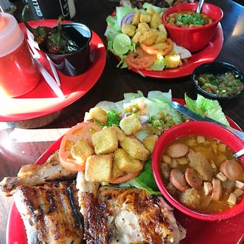 Don Carbón Sunland Park - Grilled Chicken w/ charro beans and green salad - Mexican Near Me - El Paso, Texas Don Carbón Sunland Park - Grilled Chicken w/ charro beans and green salad - Mexican Near Me - El Paso, Texas