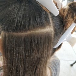 LiceAge - Before treatment, plenty of nits visible