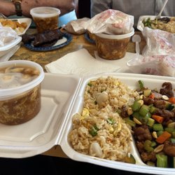 Good Fortune - General Tso Chicken fried rice hot sour soup