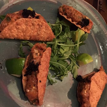 AnQi Bistro - Ahi tuna taco - Asian Fusion Near Me - Costa Mesa, California