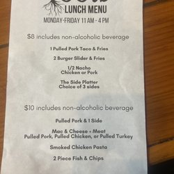 Roots - Specials menu