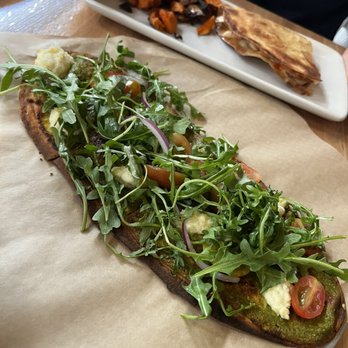 True Food Kitchen - Tomato & Lemon Ricotta Flatbread - New American Near Me - Phoenix, Arizona True Food Kitchen - Tomato & Lemon Ricotta Flatbread - New American Near Me - Phoenix, Arizona