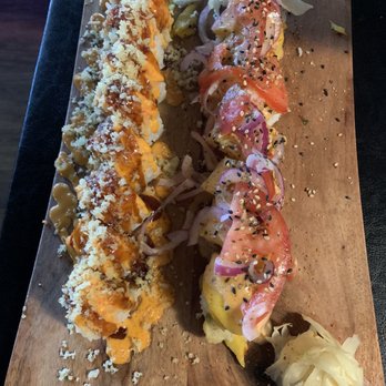 Modesto Sukiyaki - Left- Super California Roll Right- Nick's Inferno - Sushi Bars Near Me - Modesto, California Modesto Sukiyaki - Left- Super California Roll Right- Nick's Inferno - Sushi Bars Near Me - Modesto, California