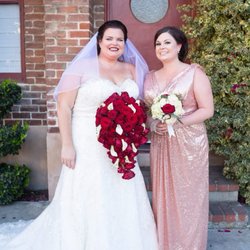 Bride & bridesmaid makeup application