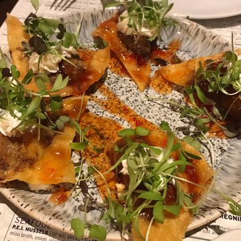 Juju - Brasied beef short rib wontons - Tapas/Small Plates Near Me - Durham, North Carolina Juju - Brasied beef short rib wontons - Tapas/Small Plates Near Me - Durham, North Carolina