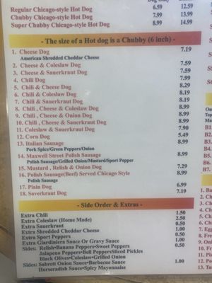Menu photo 2 Chubby's Hot Dogs & Subs Maitland, FL Menu photo 2 Chubby's Hot Dogs & Subs Maitland, FL
