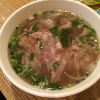 Indochine - Pho with rare steak and tendon - Vietnamese Near Me - New Brunswick, New Jersey
