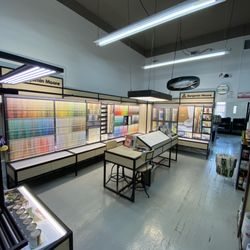 Velvacon Paints - Benjamin Moore full color display.