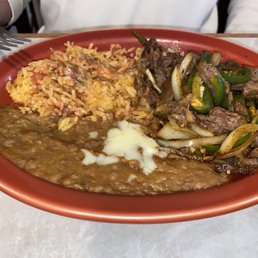 a plate of food on a table