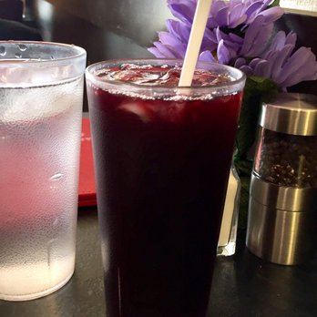 Pio Peruvian - Chicha Morada... purple corn, pineapple, lime juice... amazing!!! - Peruvian Near Me - Calgary, Alberta