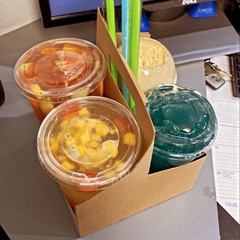 Impact Nutrition 91 - The Tajin tea recess shake and captain America tea - Juice Bars & Smoothies Near Me - Turlock, California Impact Nutrition 91 - The Tajin tea recess shake and captain America tea - Juice Bars & Smoothies Near Me - Turlock, California