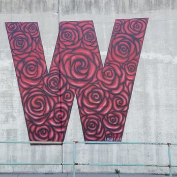 WABASH WALLS - W by Jenna Morello 2018 - Public Art Near Me - Lafayette, Indiana