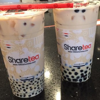 Sharetea - Mini bubbles (left) and regular bubbles (right). - Bubble Tea Near Me - Carrollton, Texas Sharetea - Mini bubbles (left) and regular bubbles (right). - Bubble Tea Near Me - Carrollton, Texas