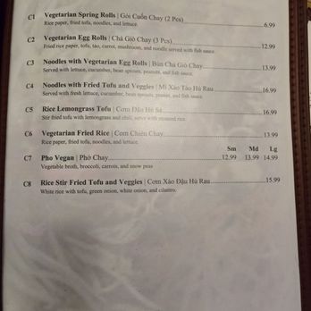Pho Toi - Menu As of April 2025 - Vietnamese Near Me - Fountain, Colorado