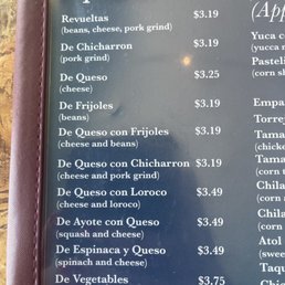 Menu Menu