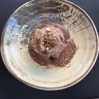 Island View Steakhouse - Chocolate cake with ice cream and toasted coconut - Steakhouses Near Me - St Thomas, Virgin Islands