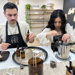 House Of VSL Candle Bar + Studio - Measuring the oils