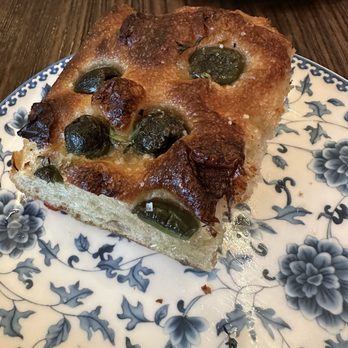 Fiore - Olive focaccia - Italian Near Me - Philadelphia, Pennsylvania Fiore - Olive focaccia - Italian Near Me - Philadelphia, Pennsylvania