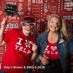Yelp's Brews & BBQ! - Winking Man Photobooth