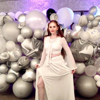 Valley Star Events - White & silver balloon wall backdrop!! So wonderfully stunning! - Party & Event Planning Near Me