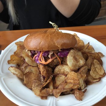 Cindy's Rooftop - RW 2018 Lunch menu: chicken burger - New American Near Me - Chicago, Illinois
