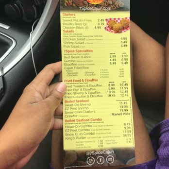 7Spice - Menu - Cajun/Creole Near Me - Houston, Texas 7Spice - Menu - Cajun/Creole Near Me - Houston, Texas