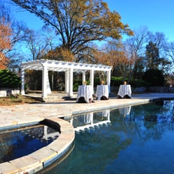 Our reflecting pool area with stone deck, great for cocktail hour!