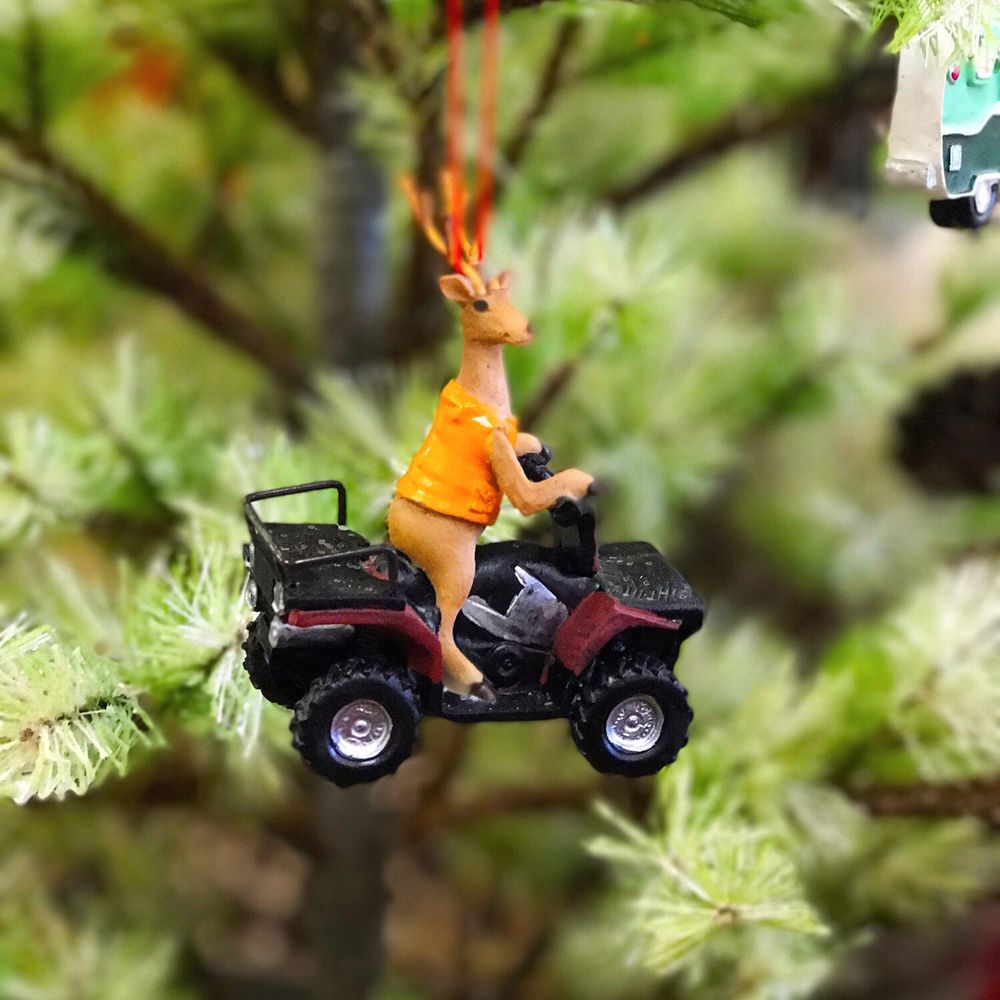 A Perfect Fit - ATV Deer ornament - Women's Clothing Near Me - Beeville, Texas